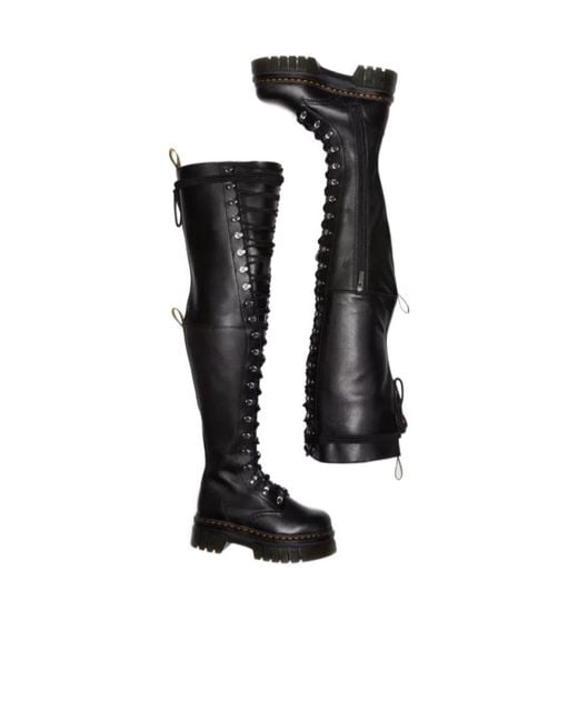 Dr. Martens Black Audrick 22I Xtrm Knee Boots for men