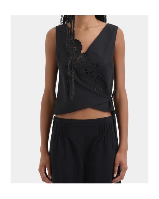 Sir Black Klara Wrap Top