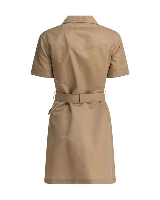 Céline Natural Short Sleeve Dress