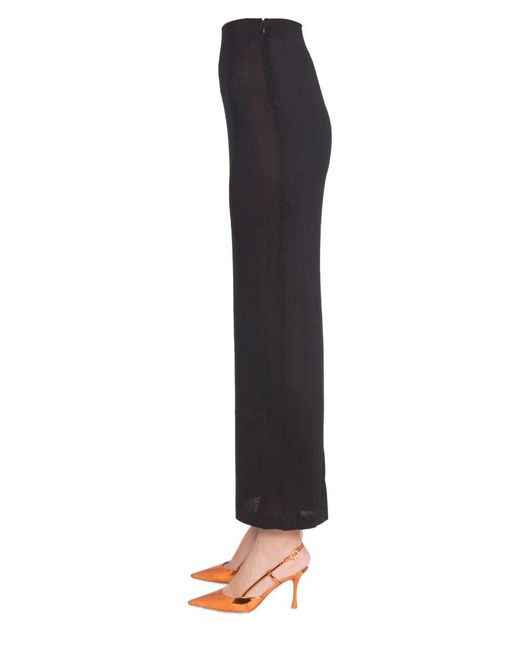 Tom Ford Black Semi-Sheer Maxi Skirt