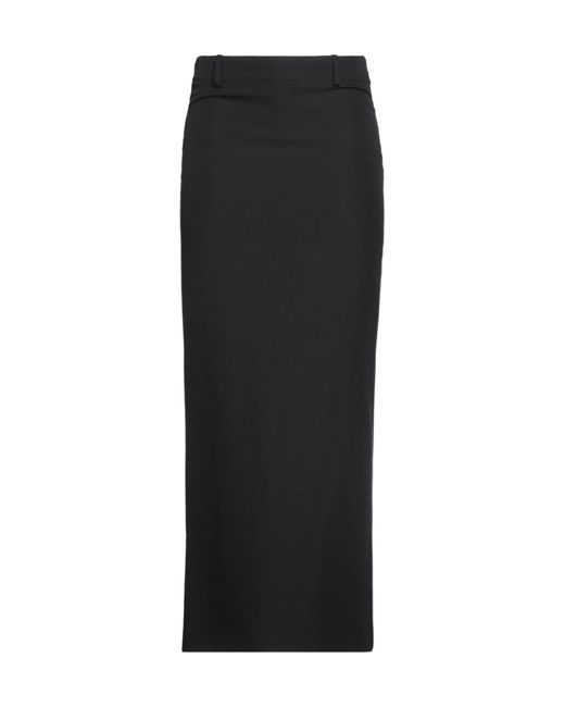 Balenciaga Black Long Skirts