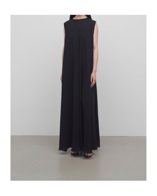 The Row Black Palau Sleeveless Dress