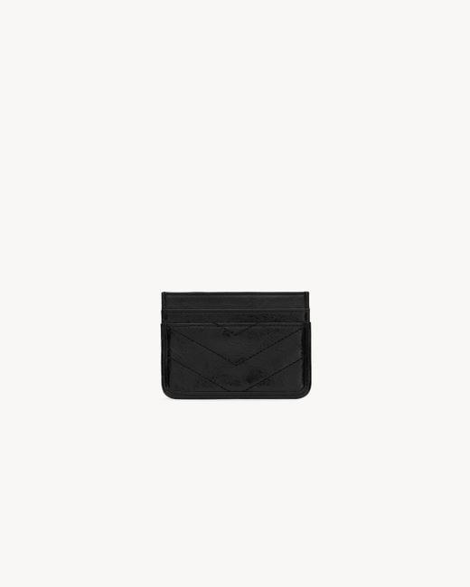 Saint Laurent Black Niki Card Case