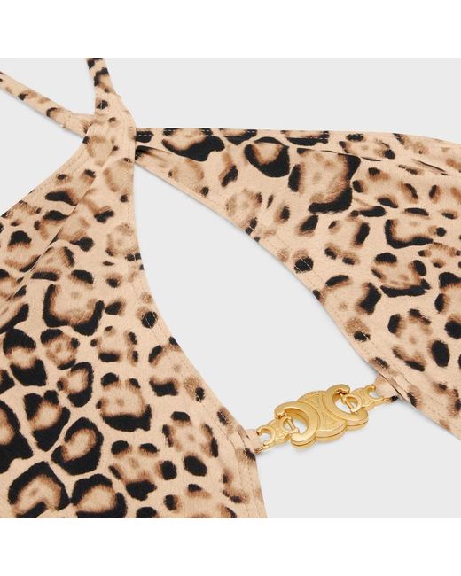 Céline Metallic Swimsuit