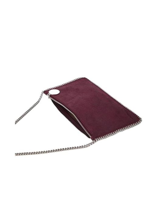 Stella McCartney Purple Chain Shoulder Bag
