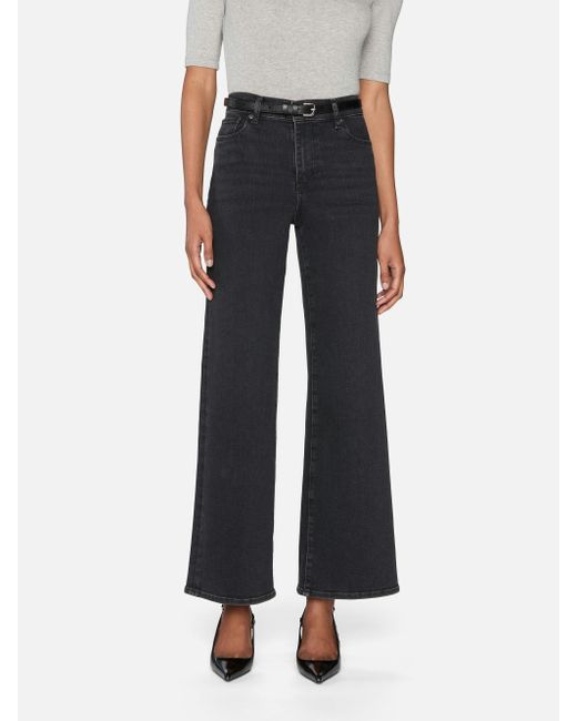 FRAME Black Le Slim Palazzo Jeans