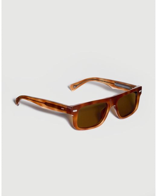 Brunello Cucinelli Brown Full-Rim Sunglasses for men