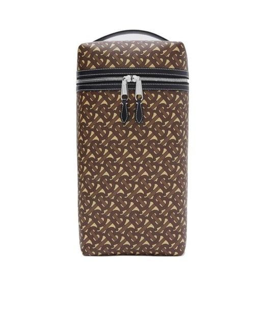 Burberry Brown Monogram E-Canvas Sneaker Bag for men