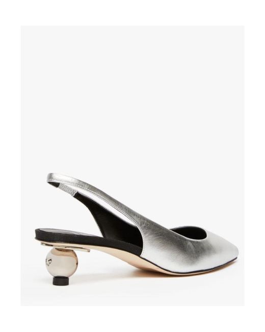 Weekend by Maxmara Metallic High-Heeled Sandals