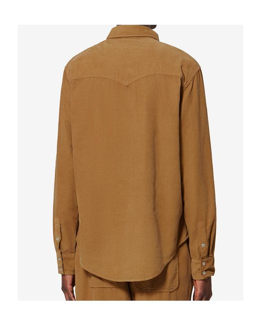 Isabel Marant Brown Vasco Shirt for men