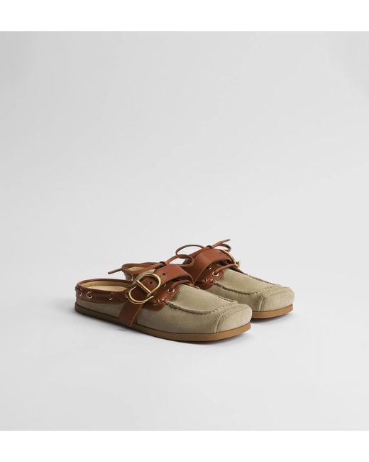 Dior Brown Voile Mule