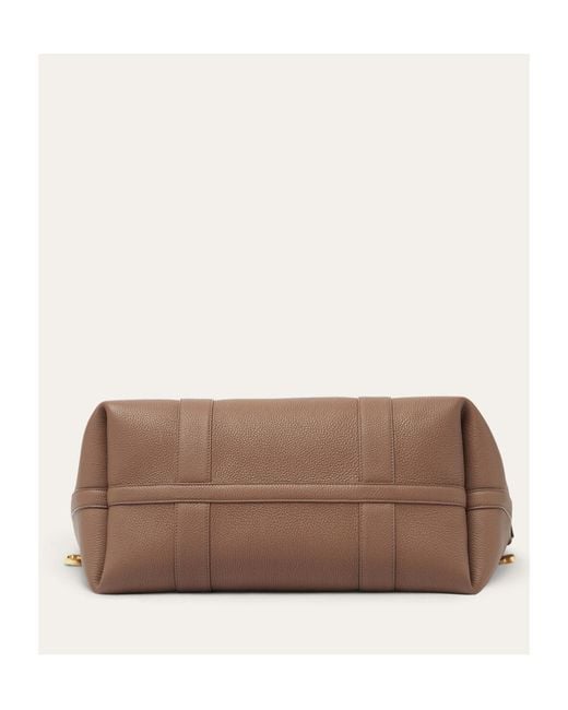 Loro Piana Brown Ghiera Large Tote Bag