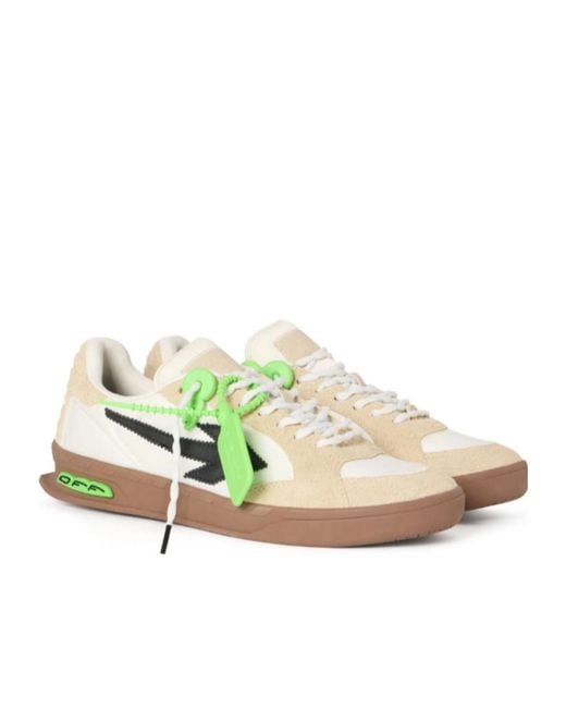 Off-White c/o Virgil Abloh Green End Of Play Low-Top Sneakers