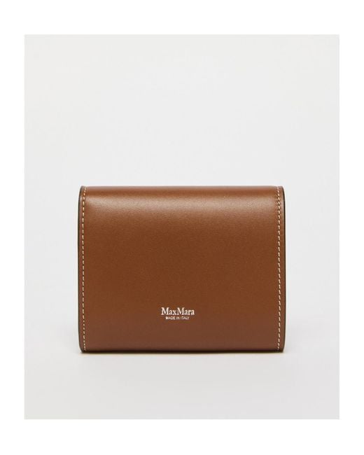 Max Mara Brown Leather Purse