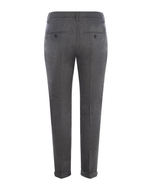 Dondup Gray Gaubert Stretched Pants for men
