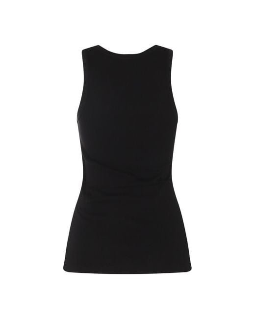 Pinko Black Cotton Top