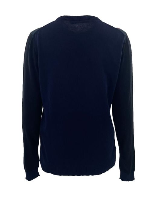 Sportmax Blue Long-Sleeved Sweater