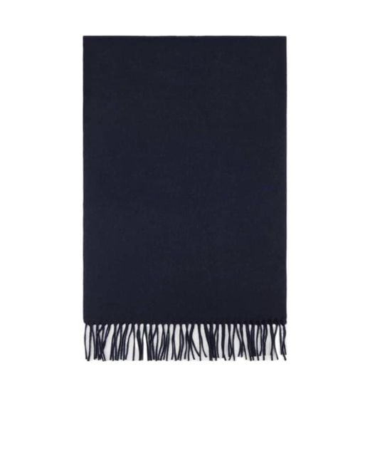 Tod's Blue Cashmere Scarf for men