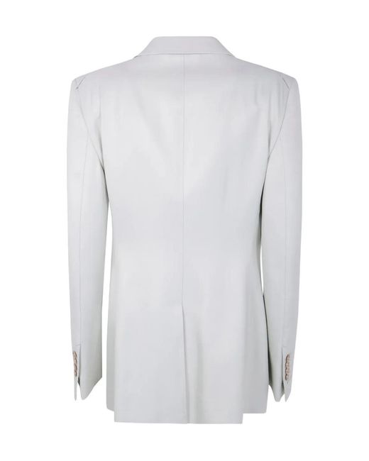 Tom Ford Gray Single Breasted Jacket