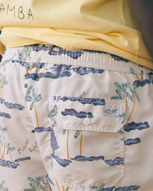 Maison Labiche Multicolor Swim Shorts Maillot for men