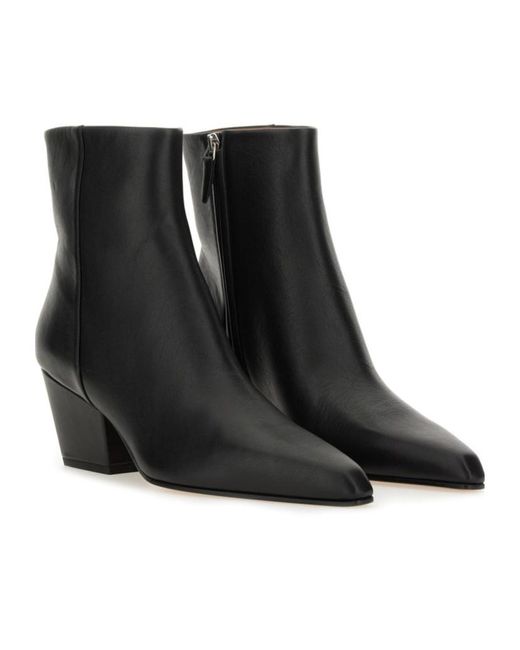 Paris Texas Black Jane Ankle Boots