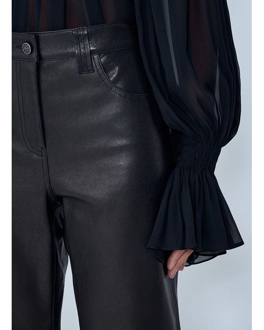 Khaite Black Five-Pocket Casual Pants