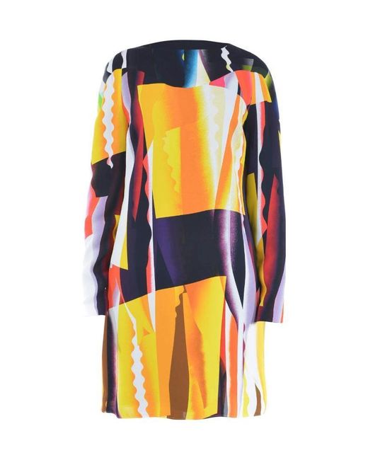 KENZO Orange Striped Dress