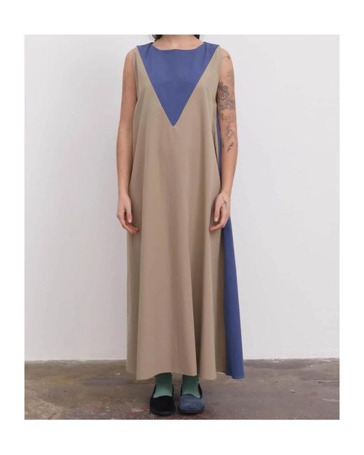 Baserange Green Sleeveless Dress