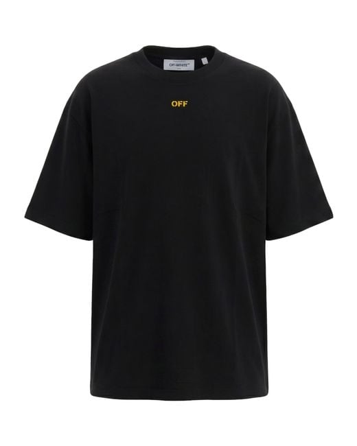 Off-White c/o Virgil Abloh Black Short-Sleeved T-Shirt for men