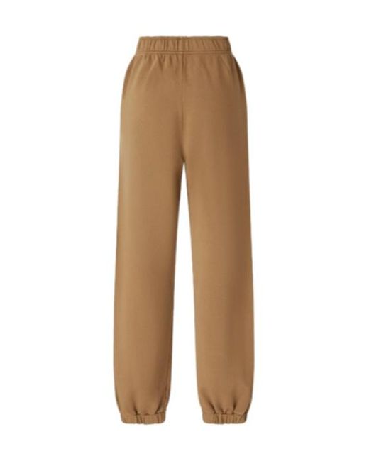 Pinko Natural Logo Embroidered Sweatpants