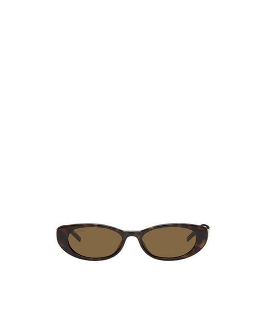 Gucci Multicolor Eyewear G String Oval Frame Sunglasses