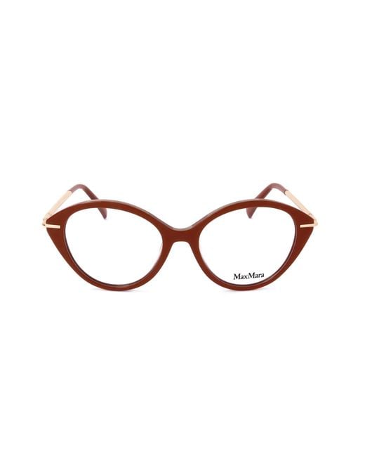 Max Mara Black Cat-Eye Glasses