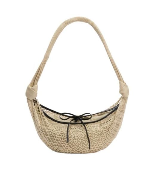 Lemaire Metallic Croissant Filt Shoulder Bag