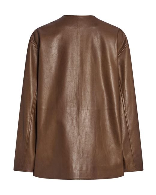 The Row Brown Quintus Jacket