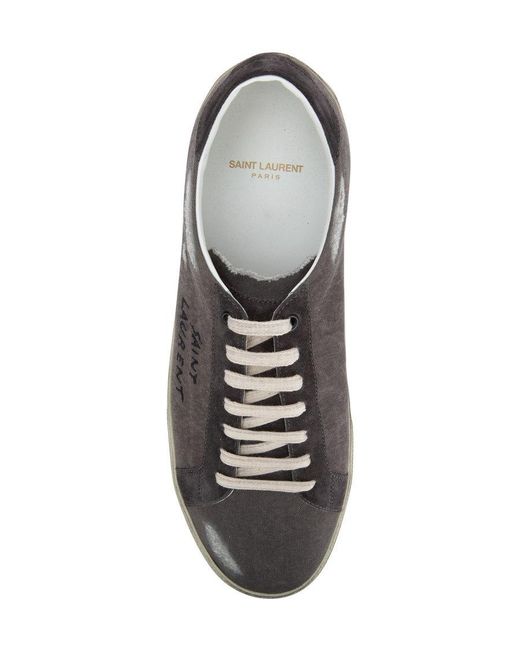 Saint Laurent Brown Sl06 Old Casual Sports Shoes for men