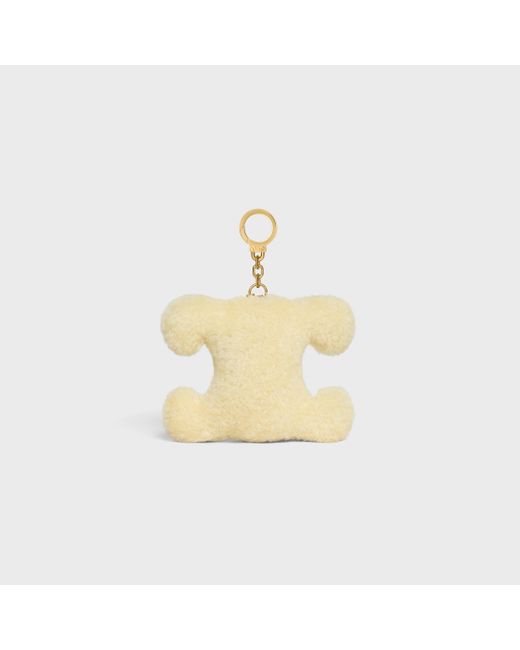 Céline Metallic Triomphe Pom-Pom Charm