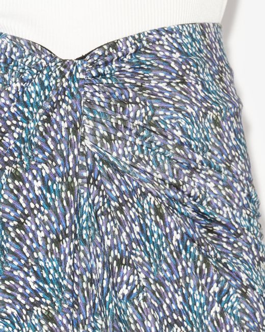 Isabel Marant Blue Isabel Marant Étoile Ruched Skirt