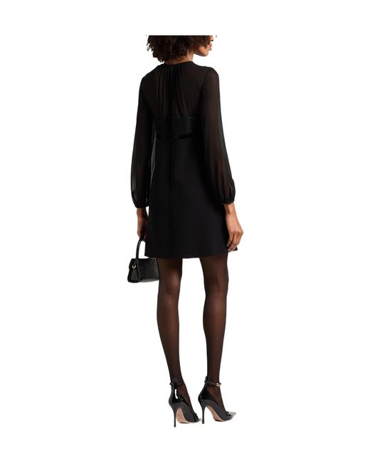 Max Mara Black Silk Dresses