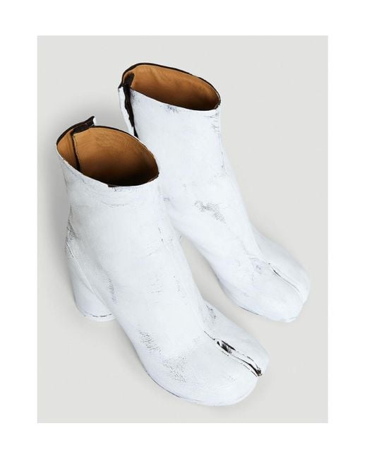 Maison Margiela White Tabi Vintage Ankle Boots