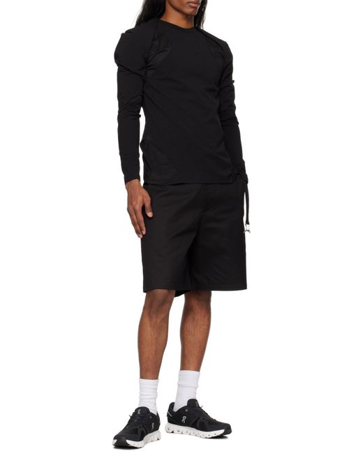 On Shoes Black Cloud Lace-Up Running Shoes for men