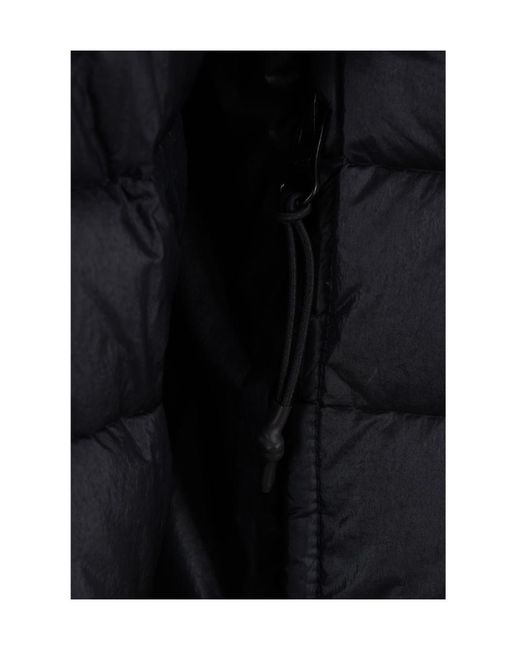 Stone Island Blue Loom Woven Chambers Zip-Up Puffer Jacket for men
