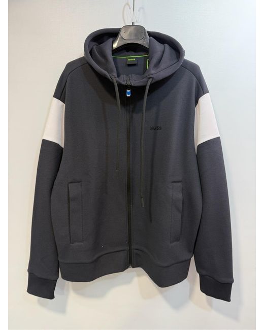 Boss Black Regular-Fit Zip-Up Sweatshirt for men