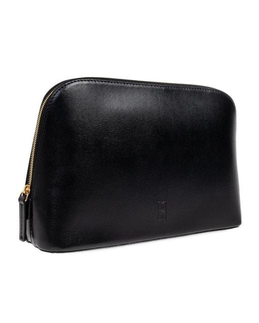 By Malene Birger Black Zipper Clutch