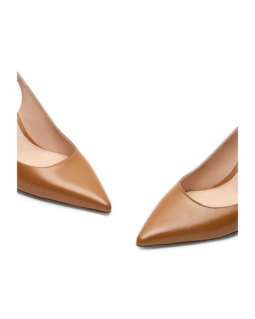 Stuart Weitzman Brown Stuart Power Slingback 75