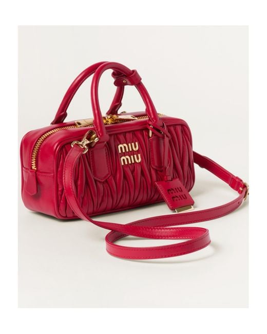 Miu Miu Arcadie Zippered Crossbody Bag