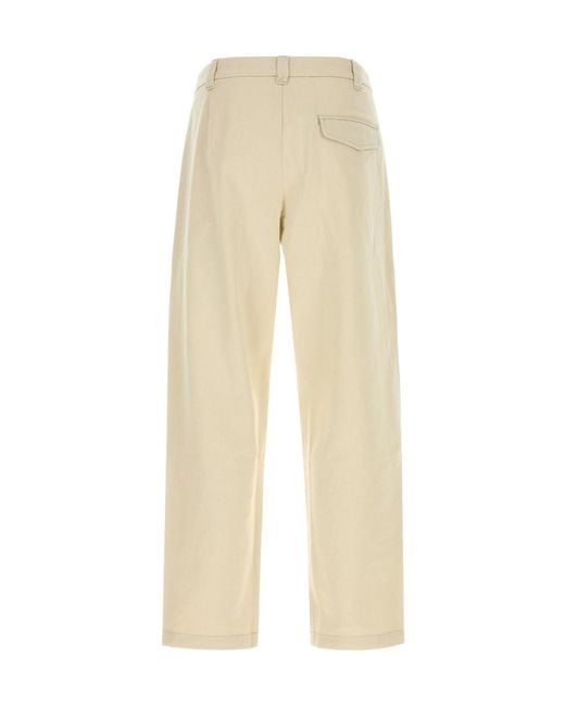 A.P.C. Natural Renato Pleated Pants for men
