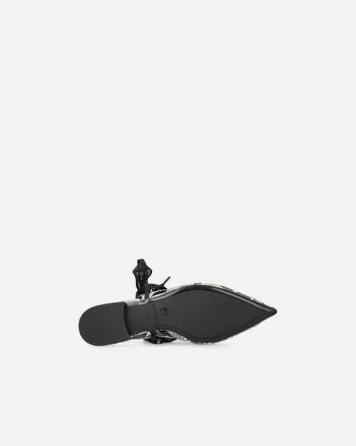 Pinko Black Bow Pointed-Toe Slingback Pumps