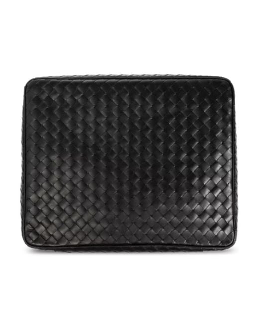 Bottega Veneta Black Intrecciato Medium Packing Cube for men