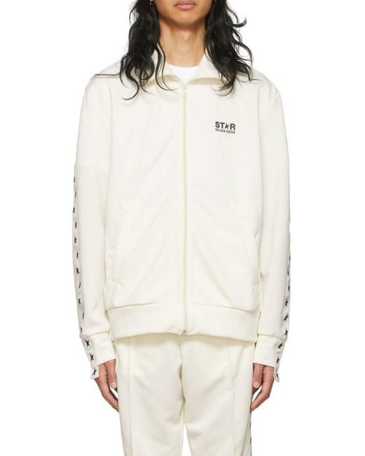 Golden Goose Deluxe Brand Natural Star Tape Zipped Jacket for men