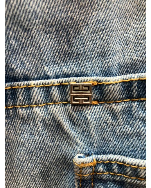 Givenchy Blue Carpenter Denim Bermuda Shorts for men